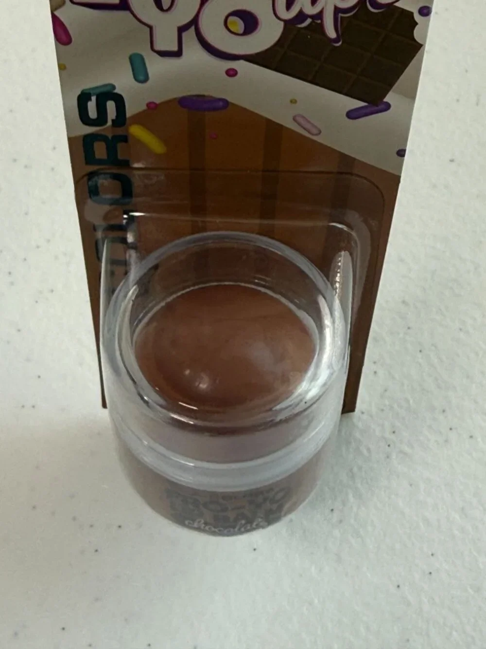 L.A. Colors Fro-Yo Lips Chocolate Scented Lip Balm New
